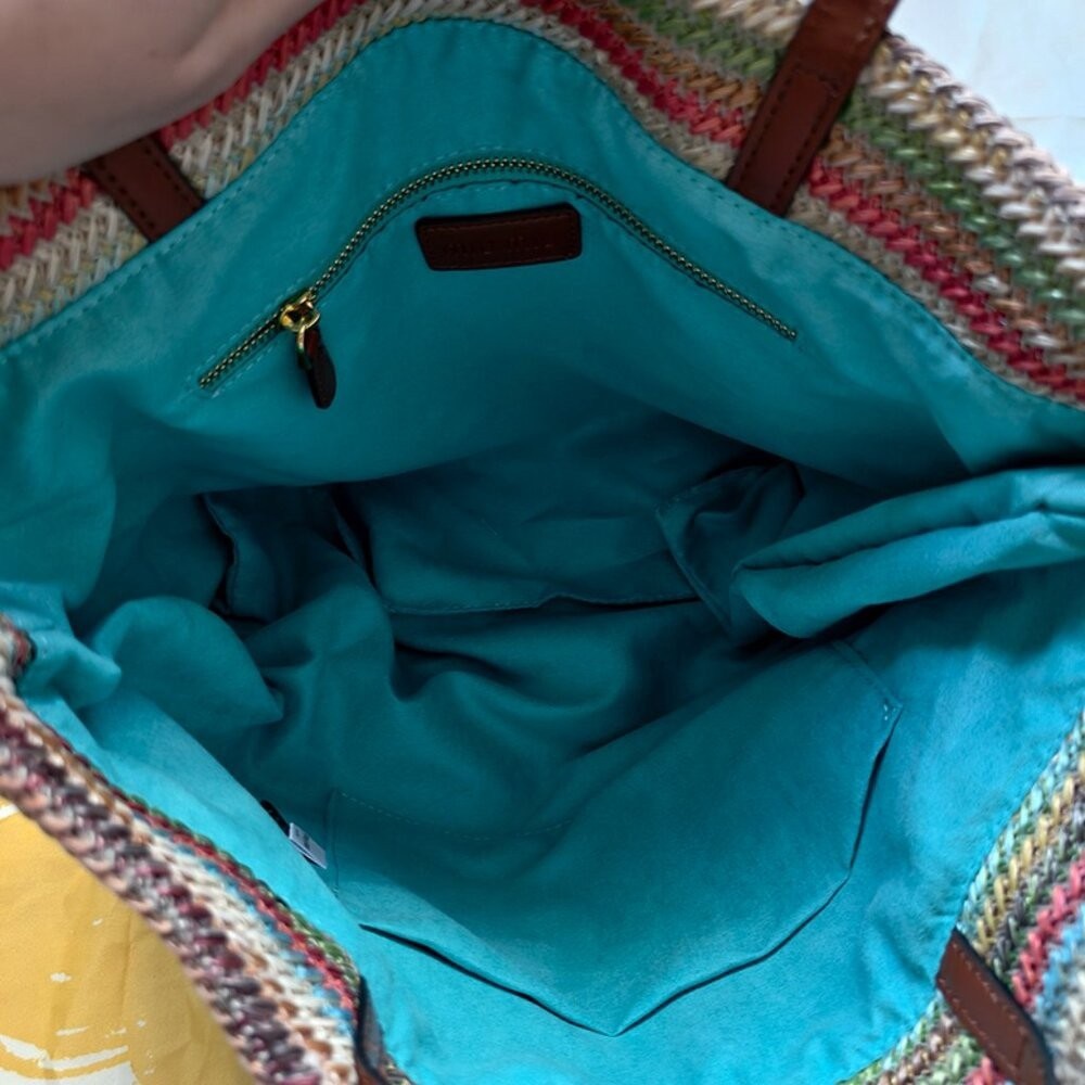 🥨Miu Miu Embroidered Woven Beach Tote Bag - Picture 4 of 7